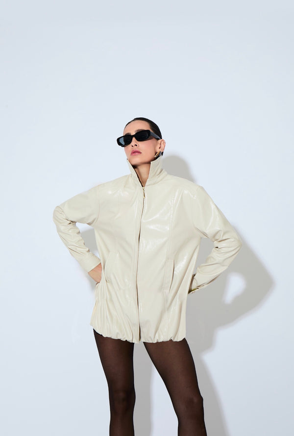 Chaqueta Agnes Cuero Pu Off Rock Lola