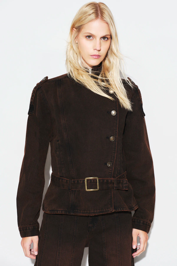 Chaqueta Delilah Marron Rock Lola