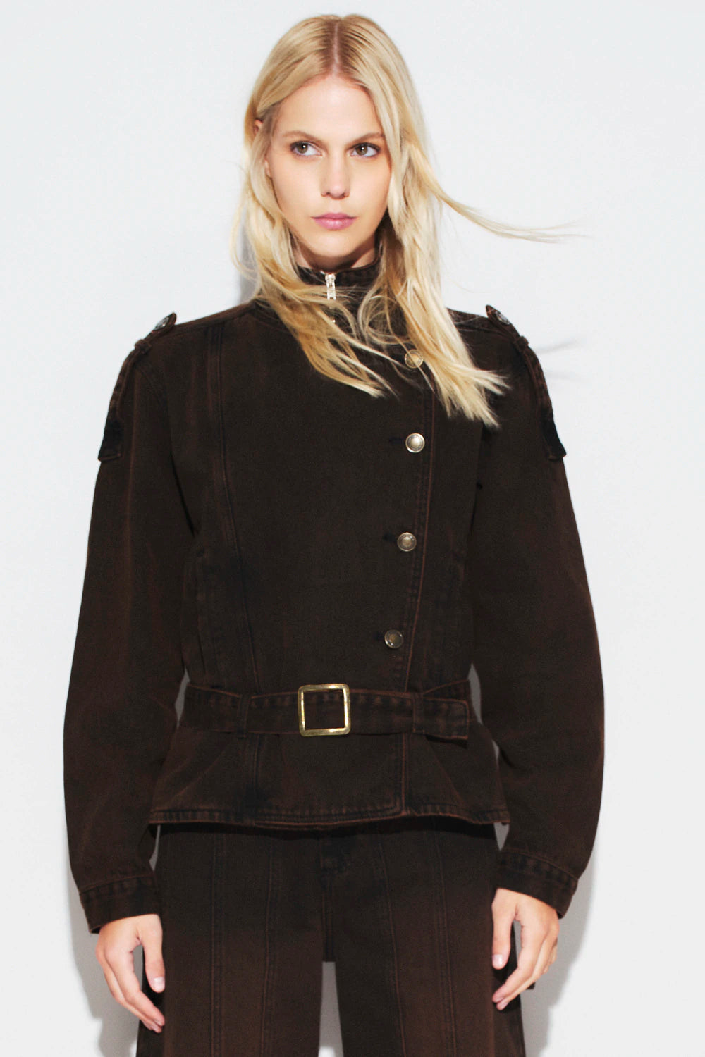 Chaqueta Delilah Marron Rock Lola