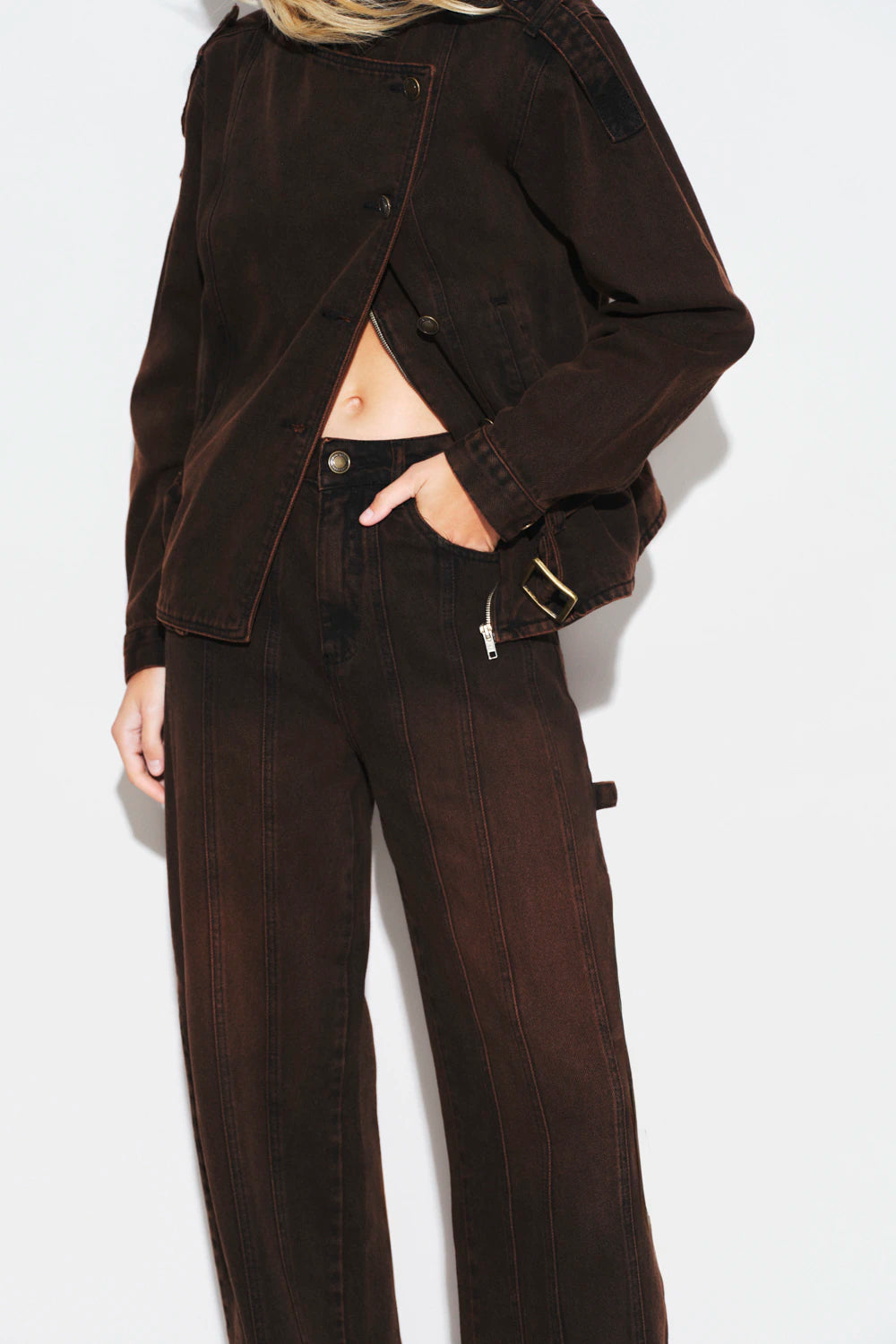 Chaqueta Delilah Marron Rock Lola