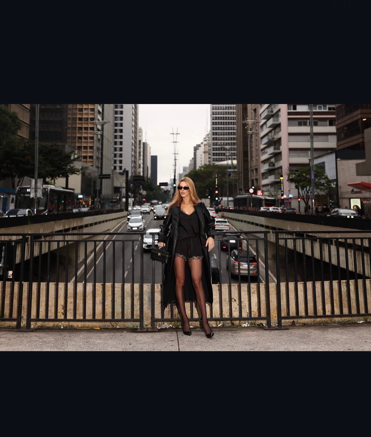 Trench Coat Lia Negro Rock Lola