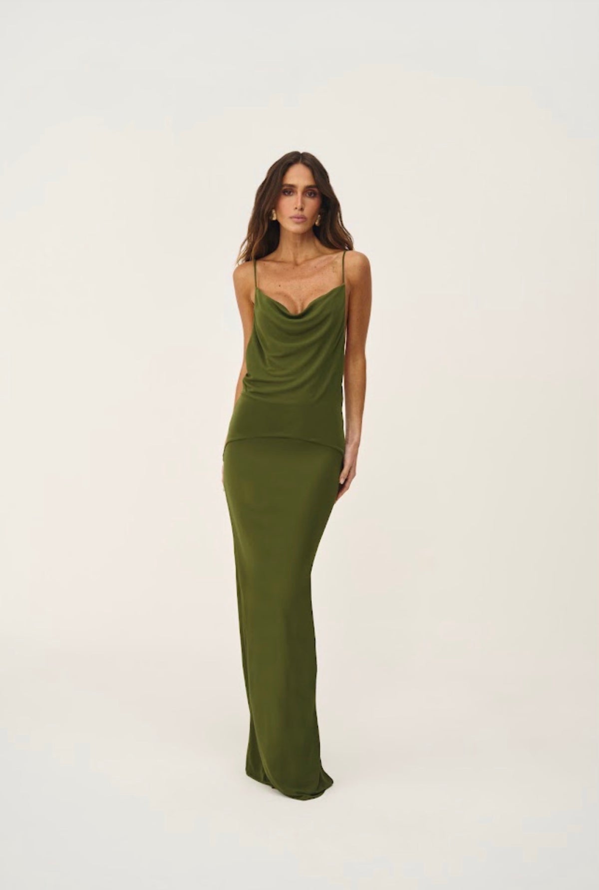 Vestido Isalye Verde Oasis