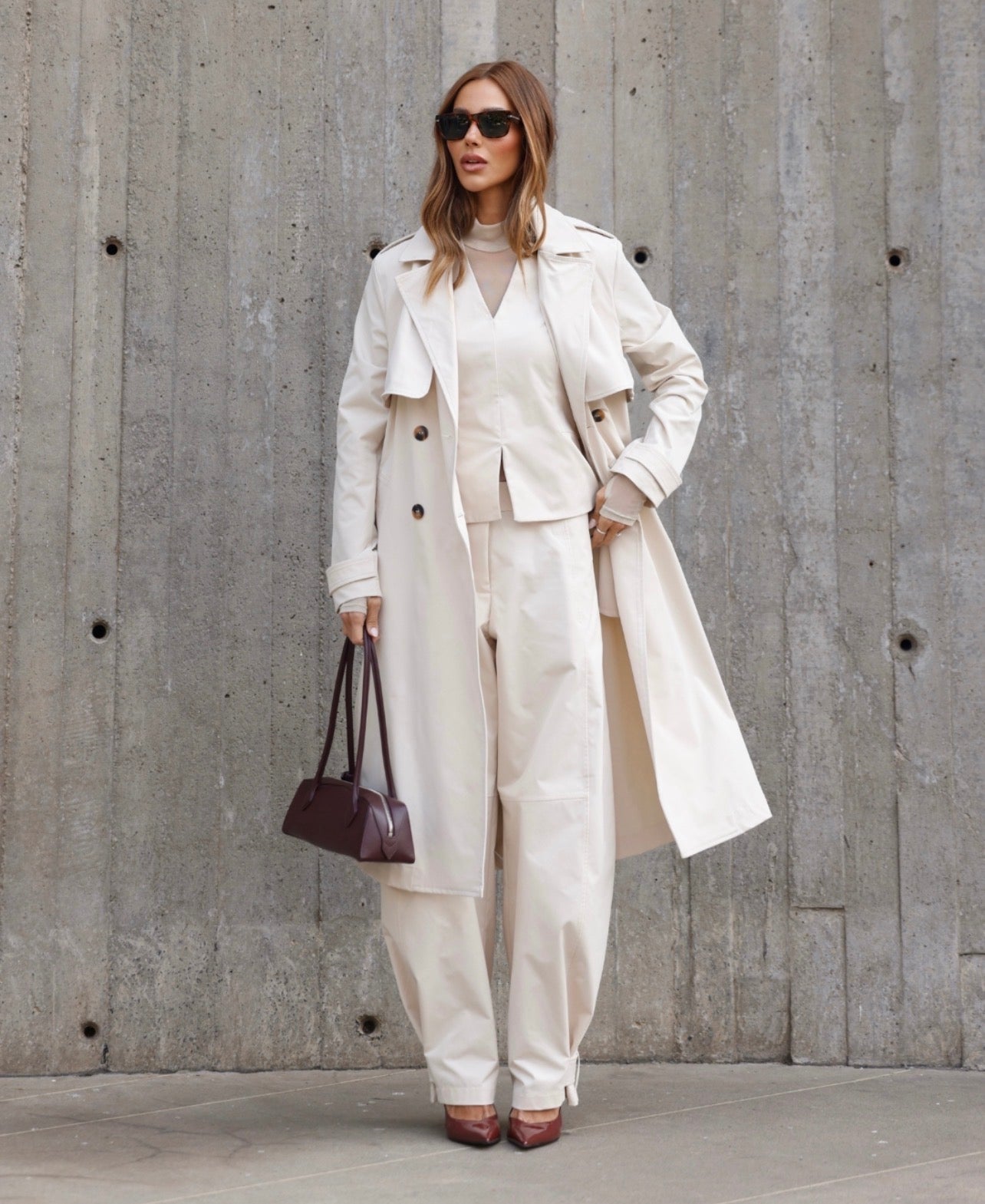 Trench Coat Off Alanis