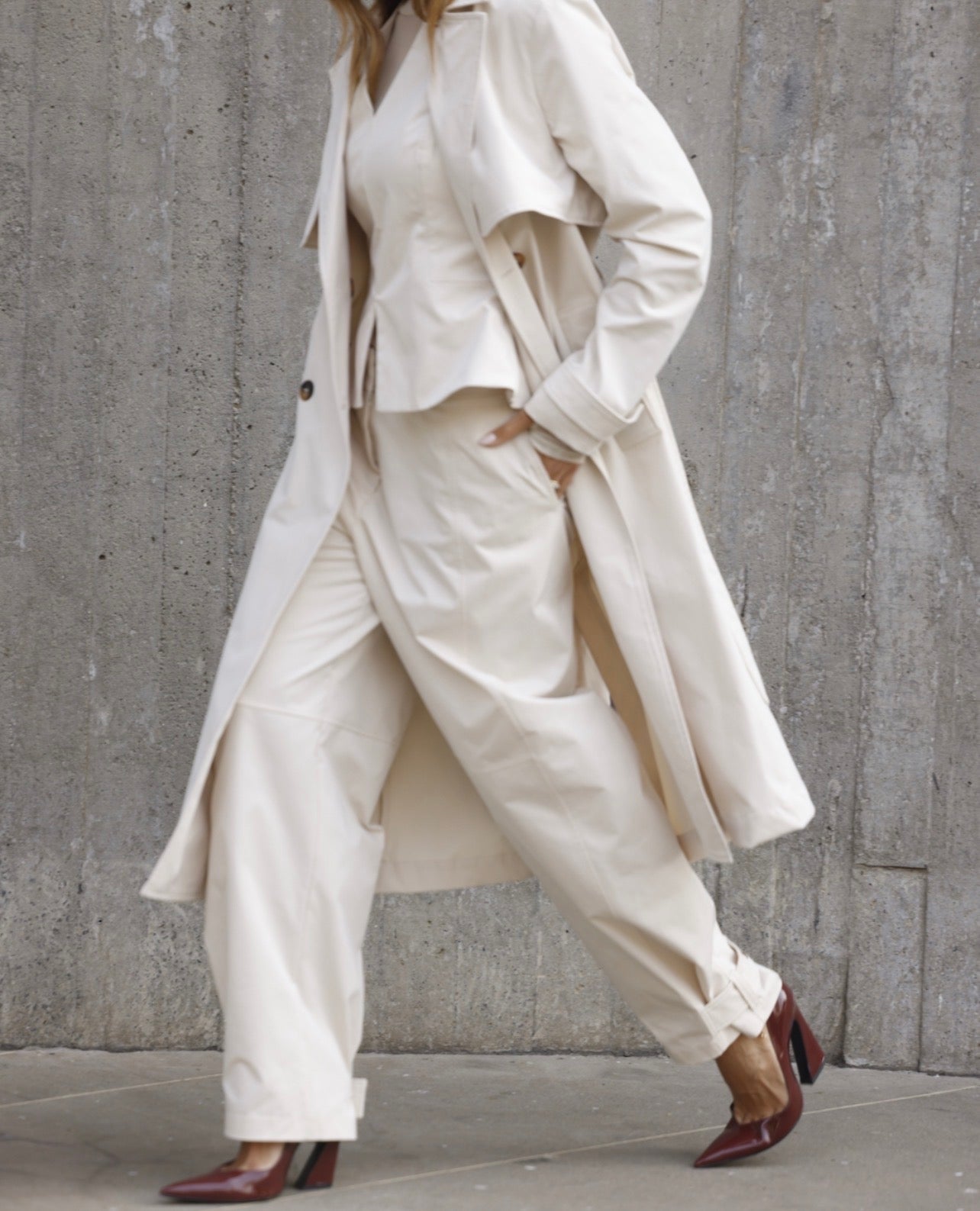 Trench Coat Off Alanis