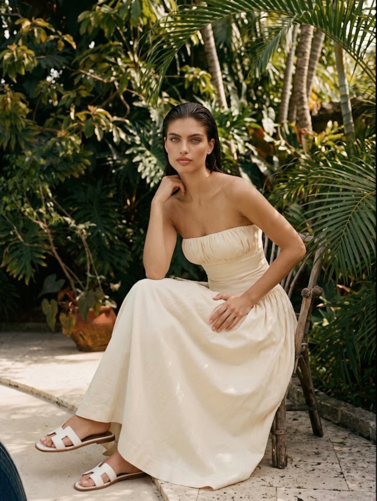 Vestido Alice Beige Mysk