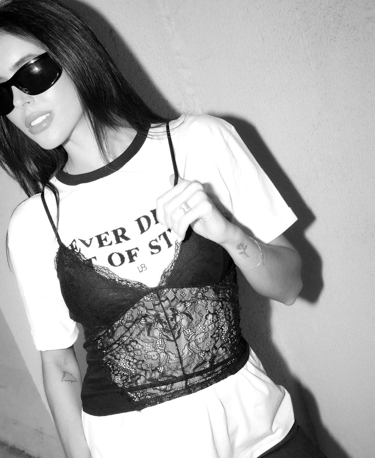 Top Layla Encaje Negro Leblog