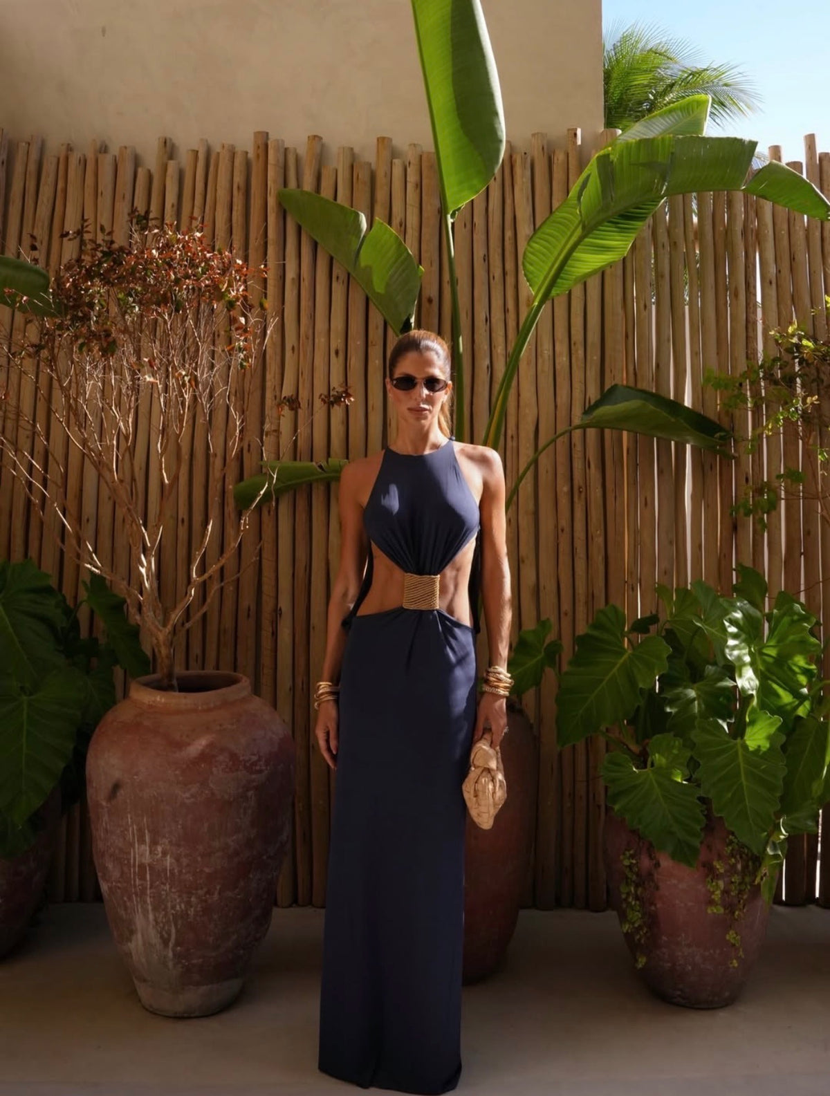 Vestido Verbena Azul Oasis