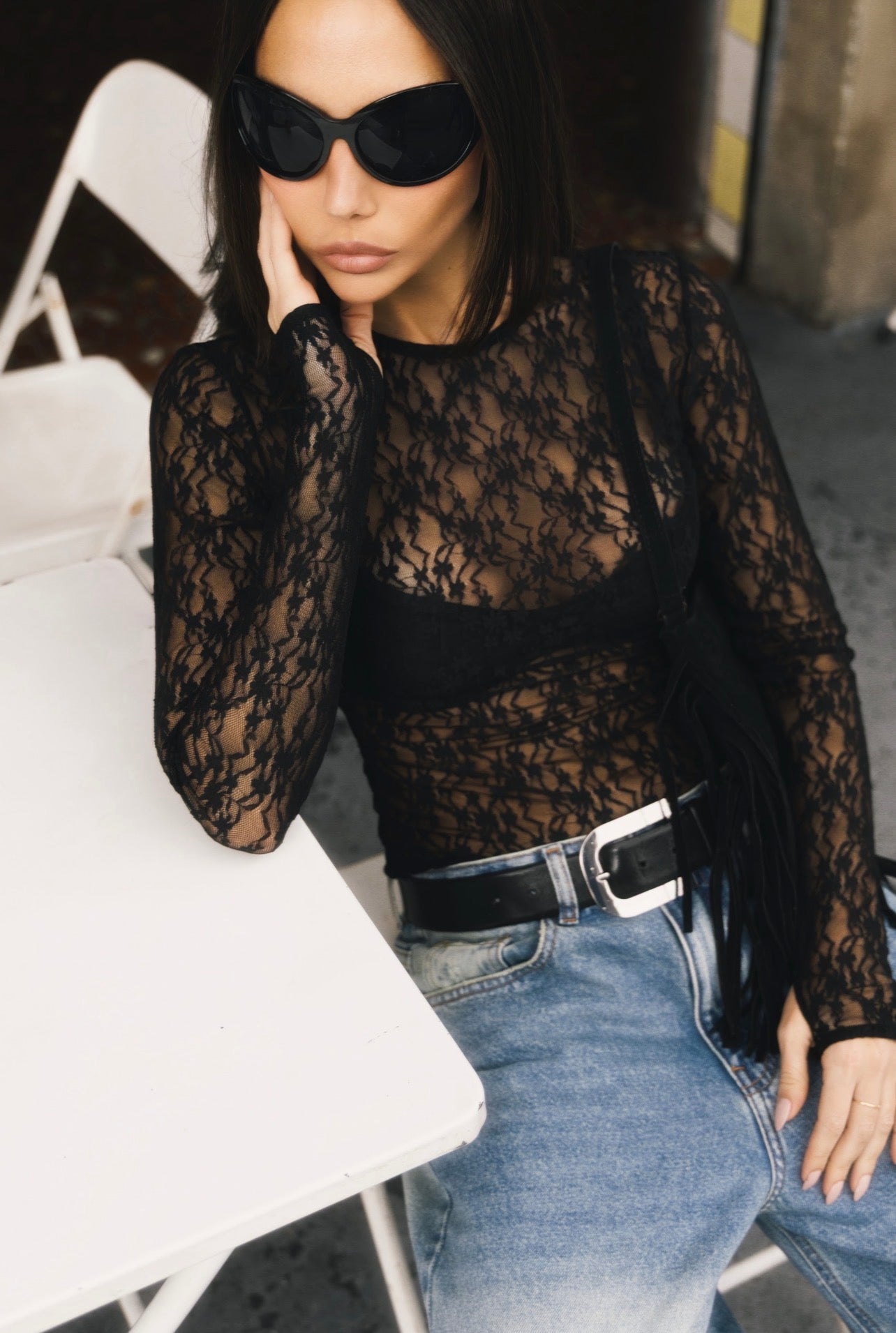 Blusa Ariel Negra Leblog