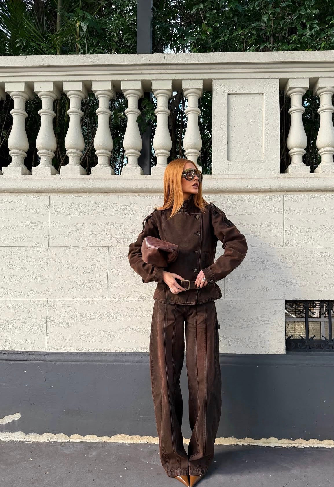 Chaqueta Delilah Marron Rock Lola