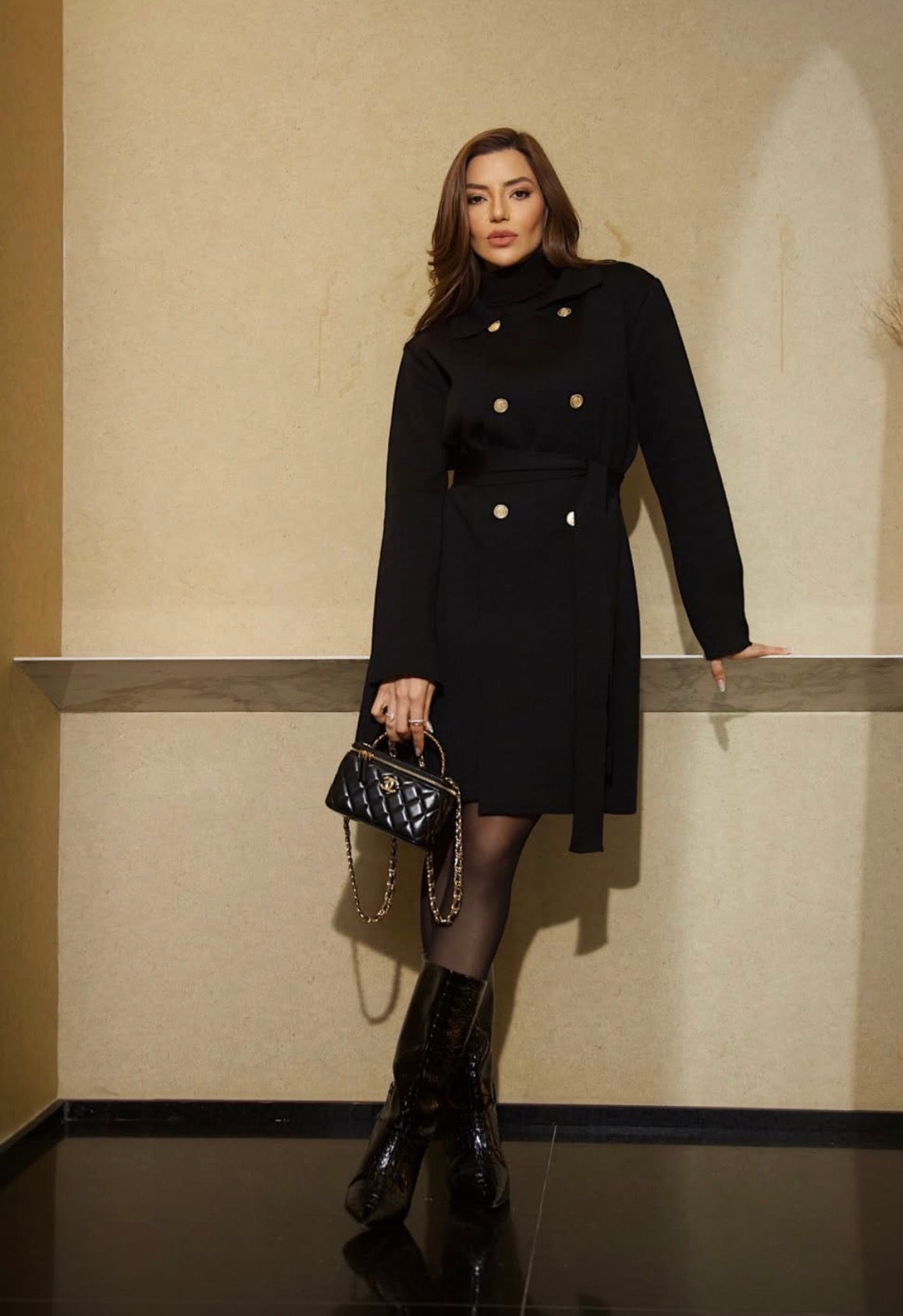 Trench Juliete Tejido Marron Fofola