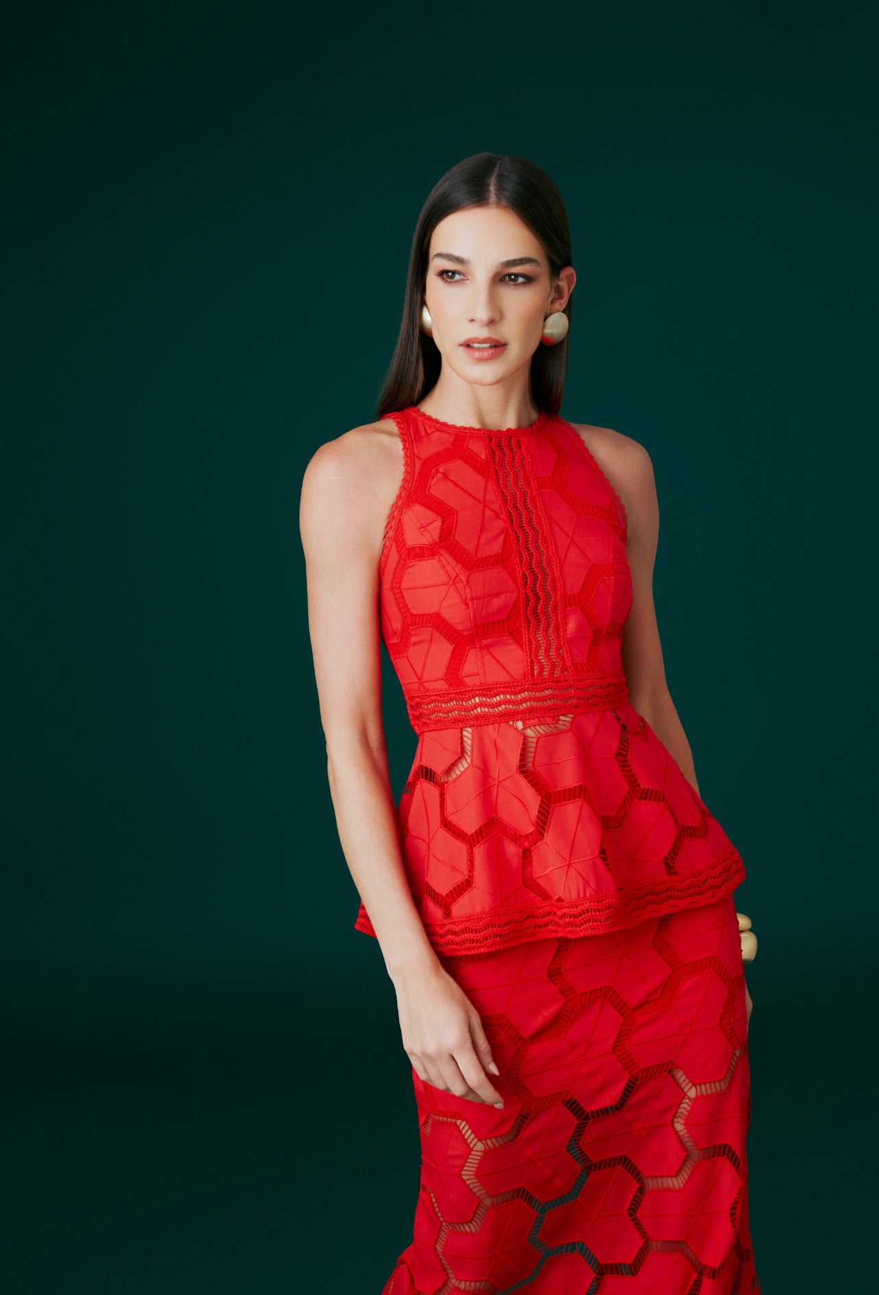 Conjunto Doralice Rojo Rock Lola