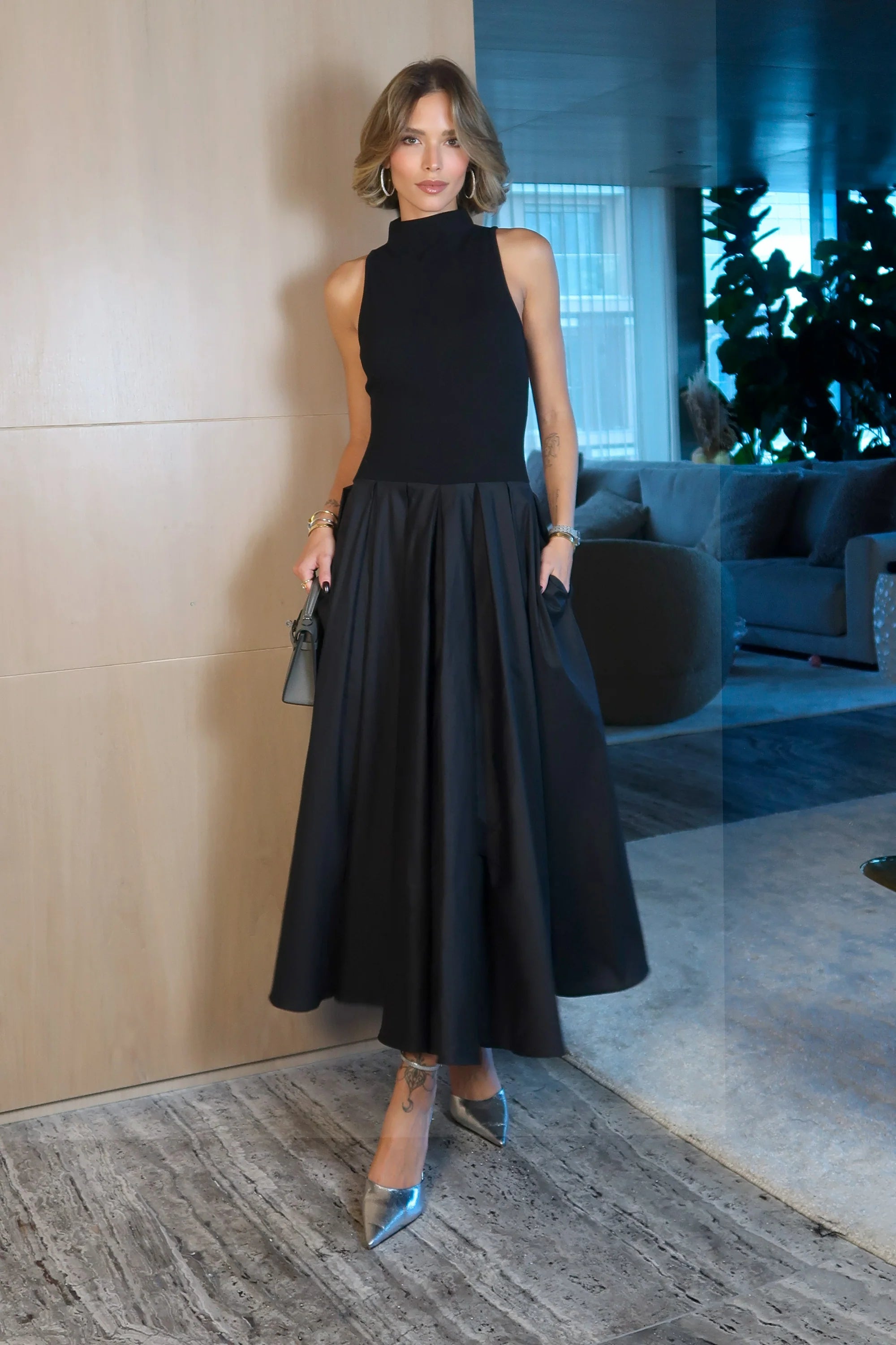 Vestido Negro Zen - 11734