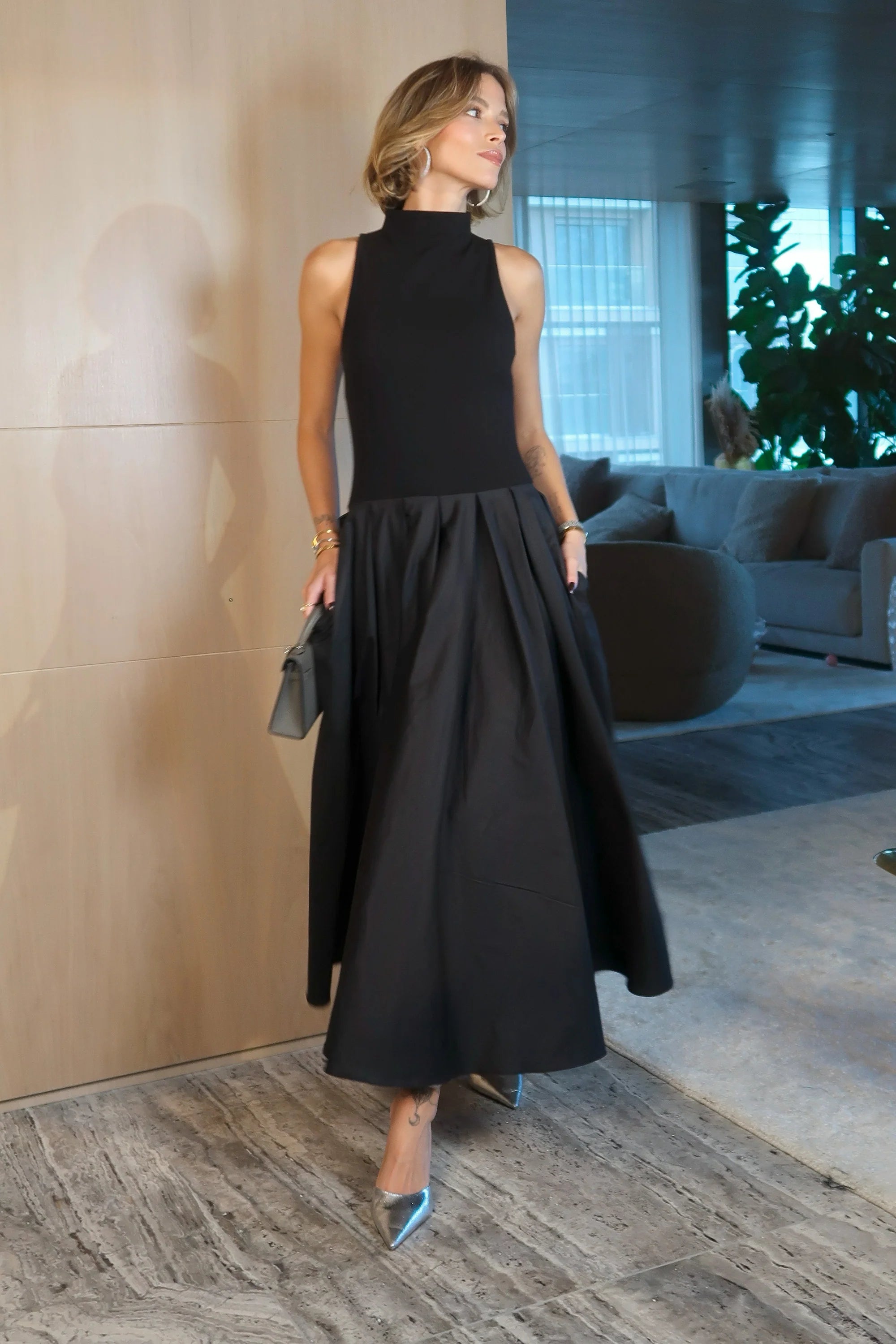 Vestido Negro Zen - 11734