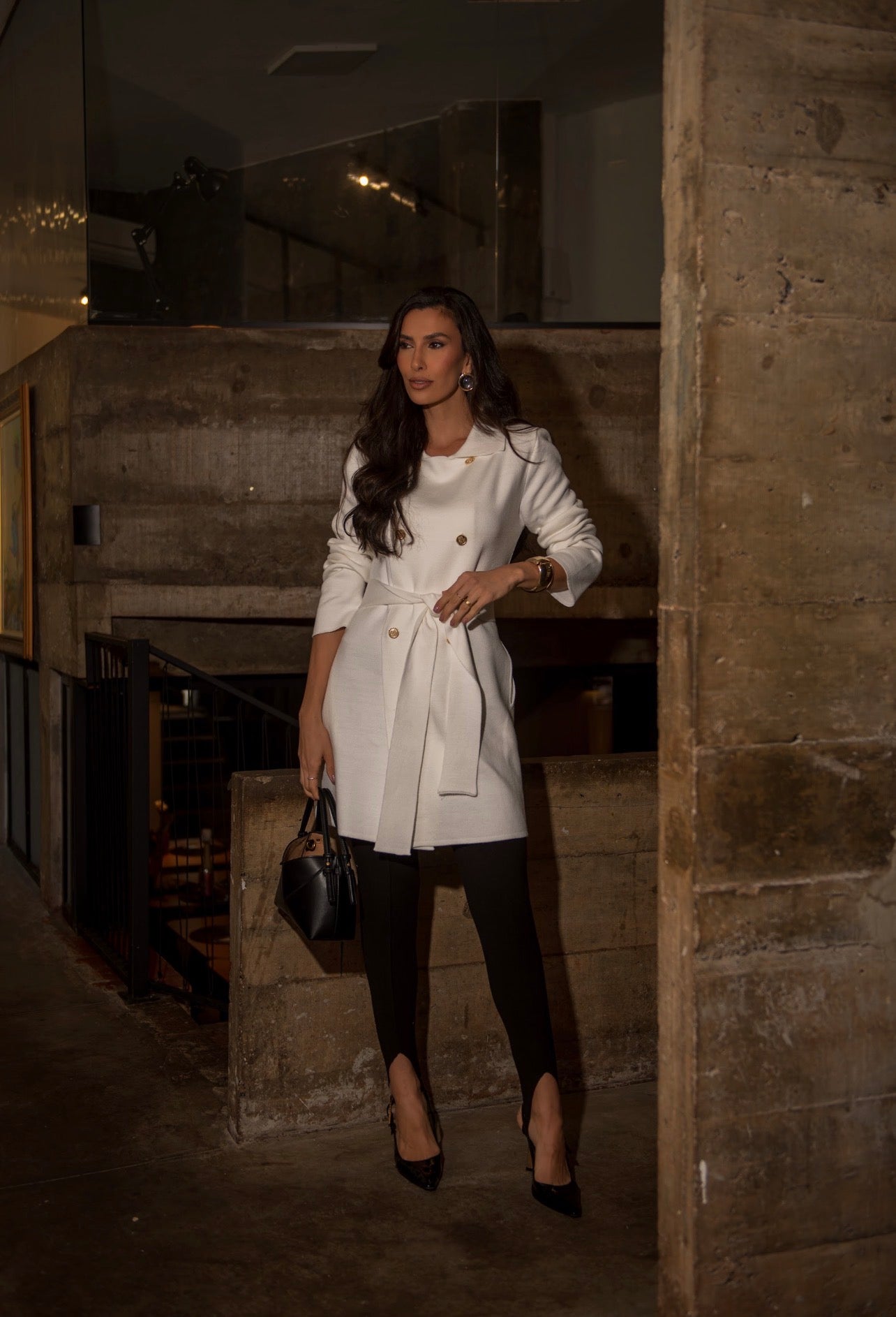 Trench Juliete Tejido Blanco Fofola