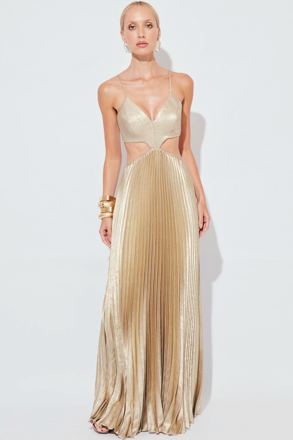 Vestido Milagres Dorado Rock Lola