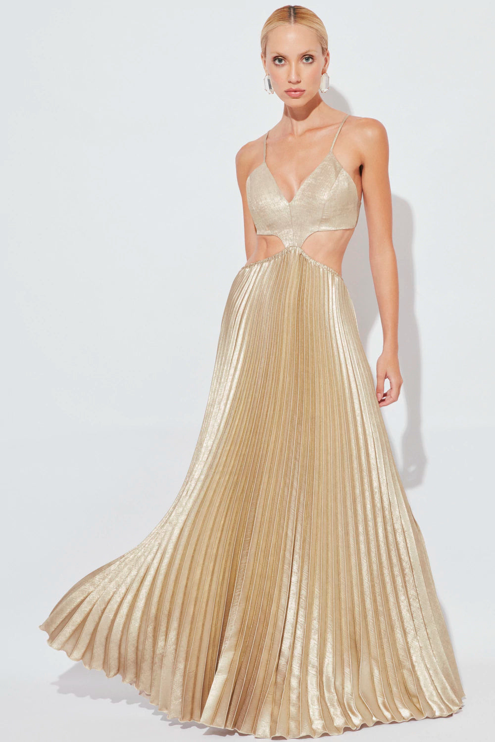 Vestido Milagres Dorado Rock Lola