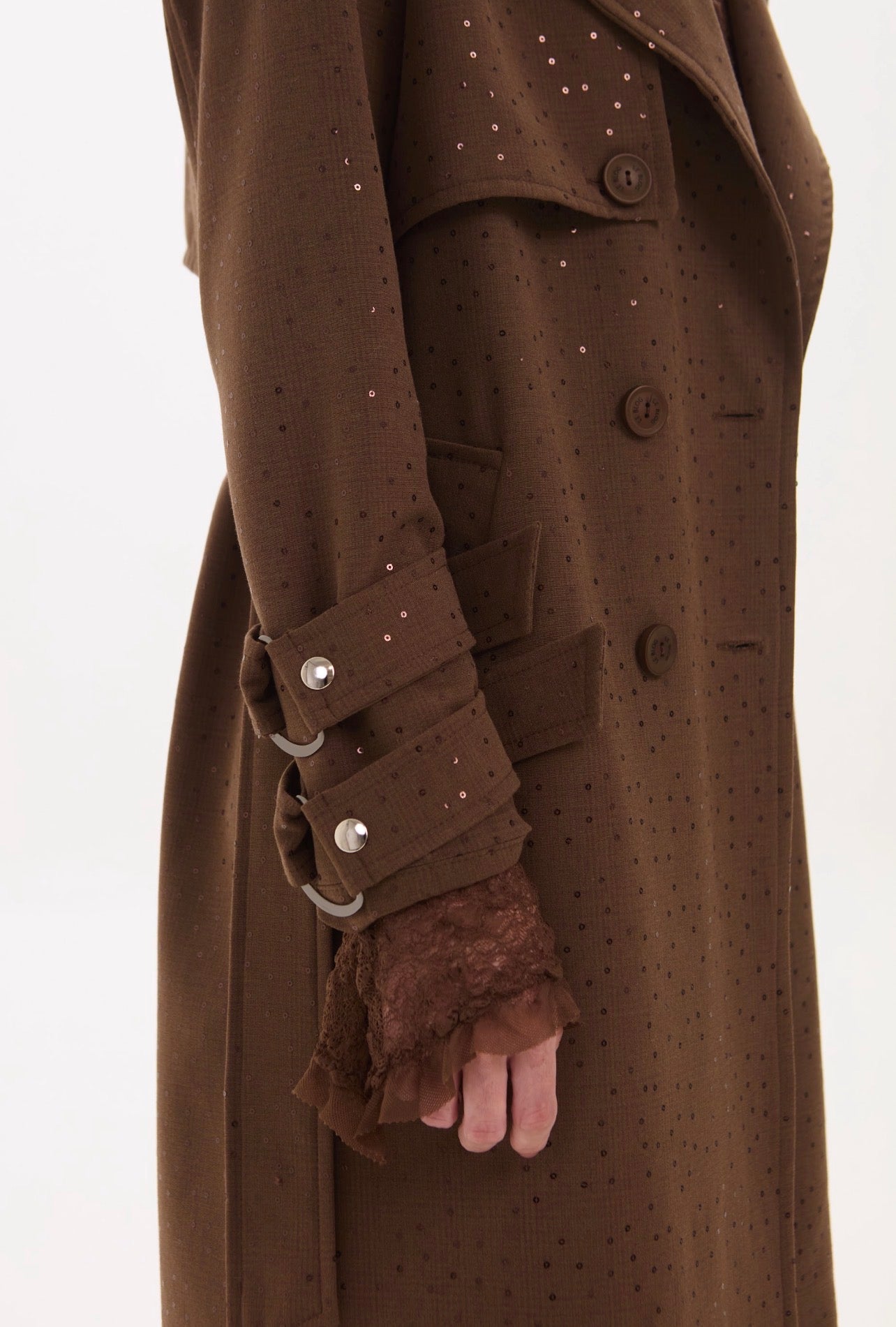 Trench Coat Flora Marron Leblog