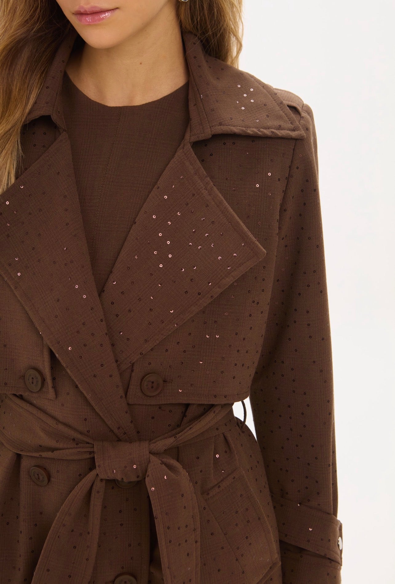 Trench Coat Flora Marron Leblog