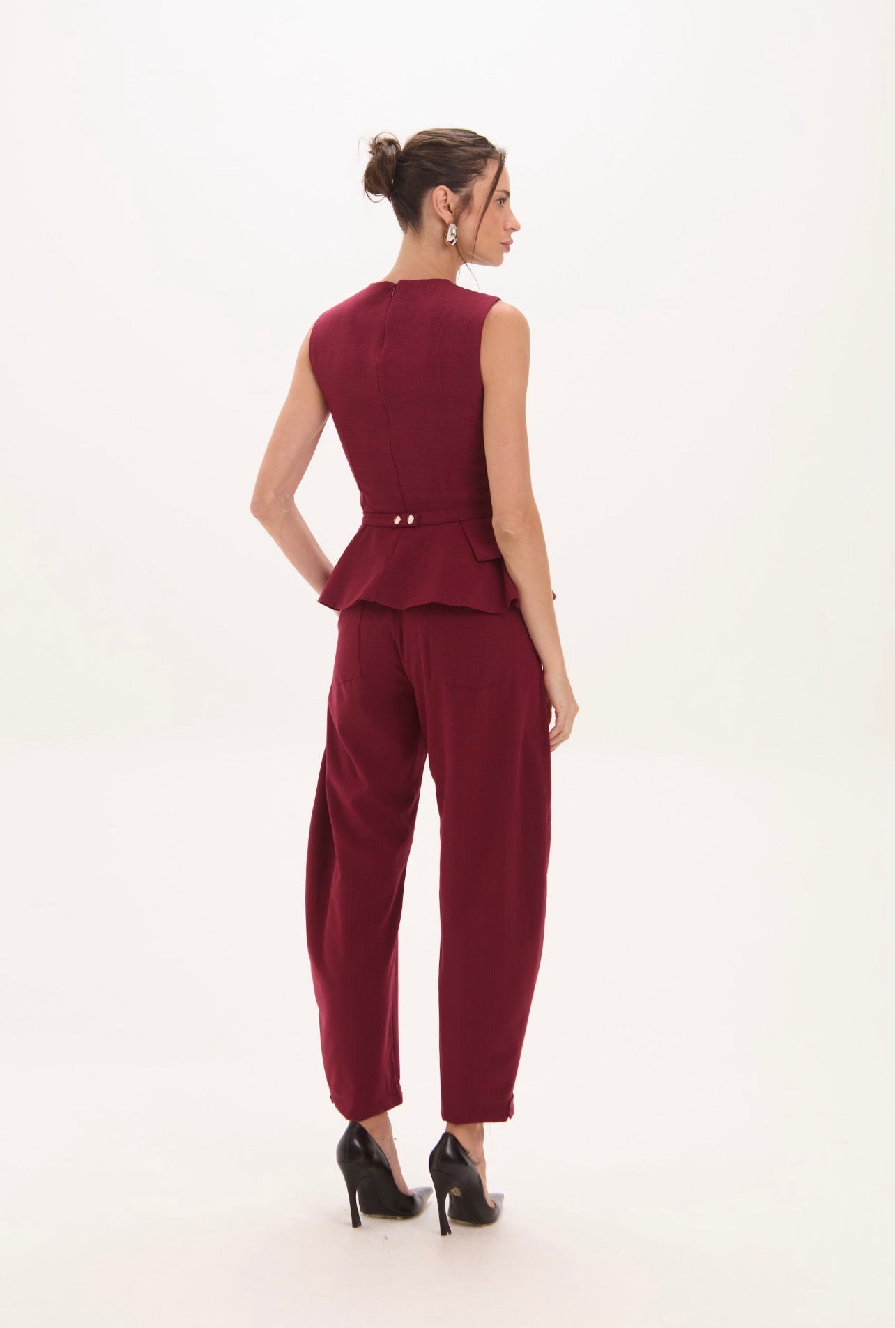 Blusa Flora Vino Leblog