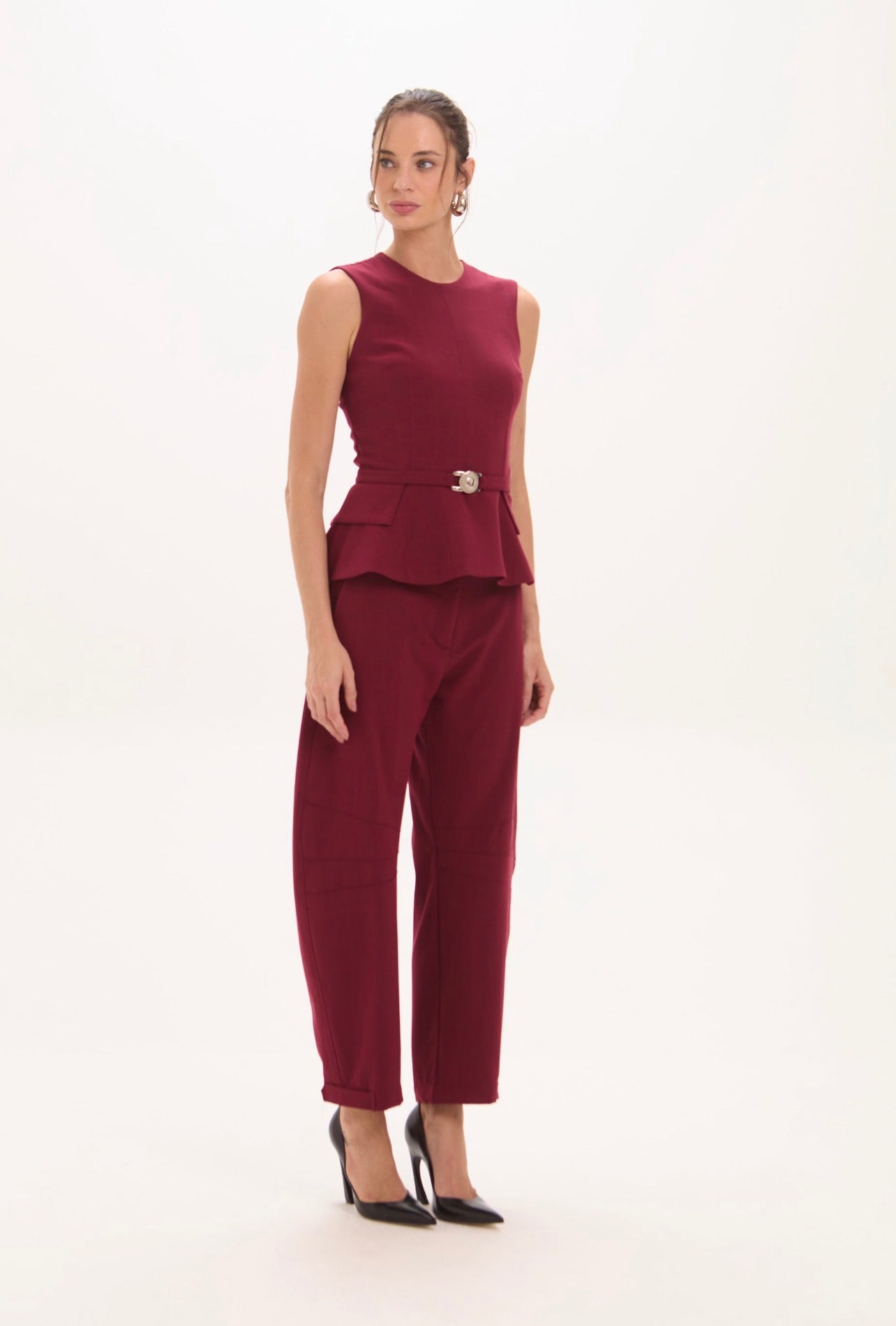 Blusa Flora Vino Leblog