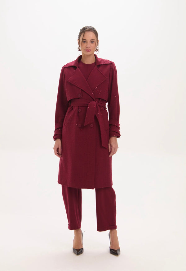 Trench Coat Flora Vino Leblog