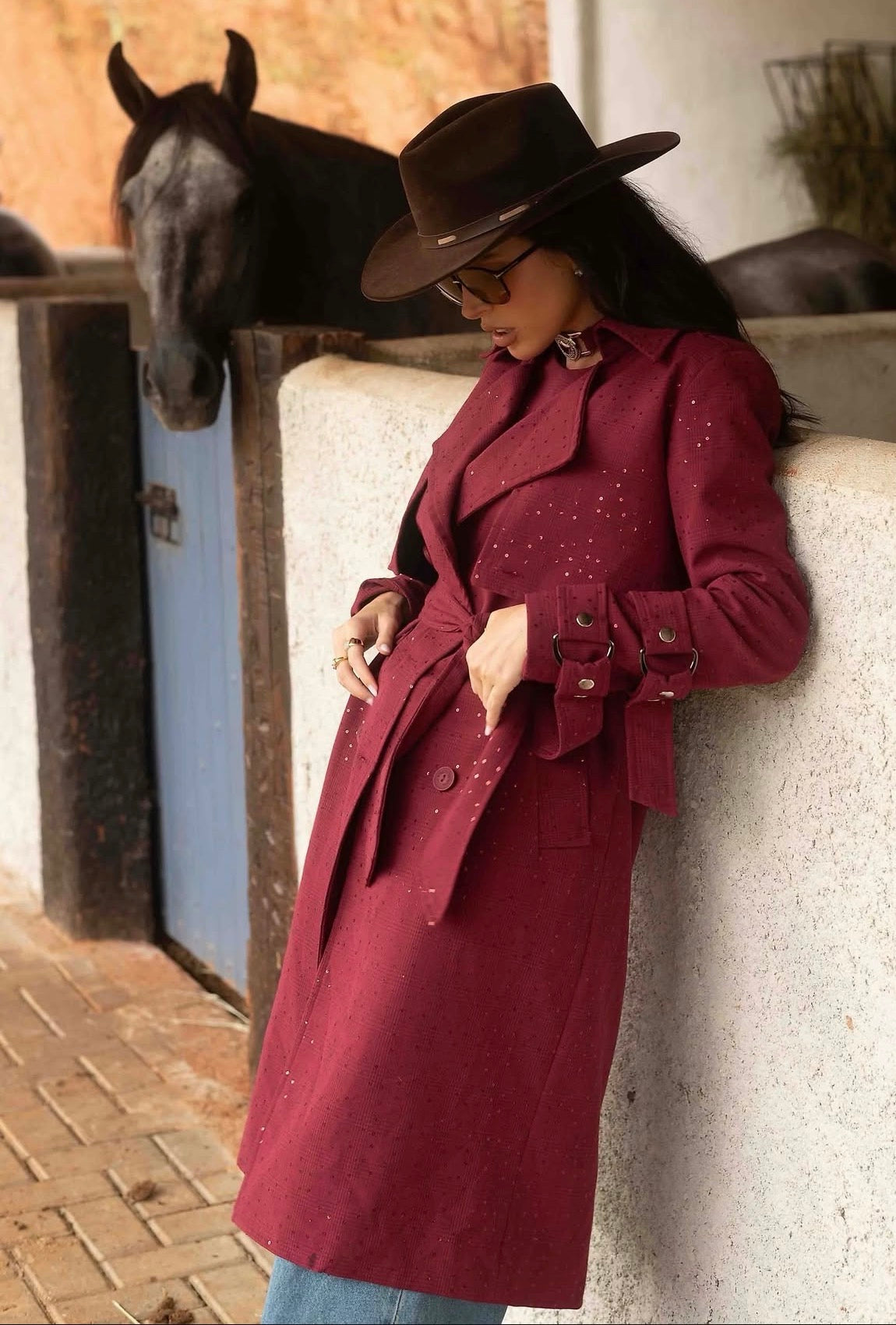 Trench Coat Flora Vino Leblog