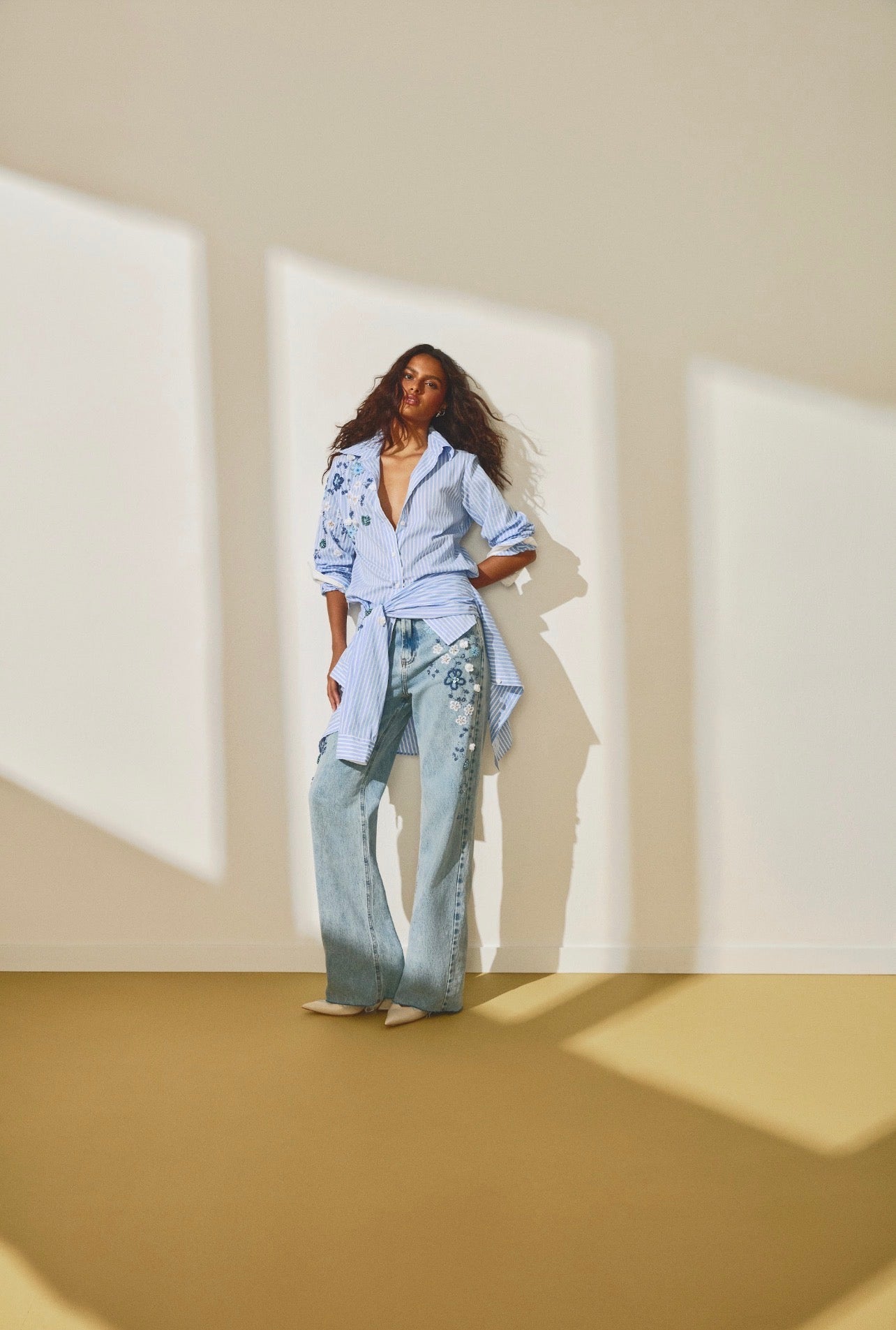 Jeans Jasmin Bordado Leblog