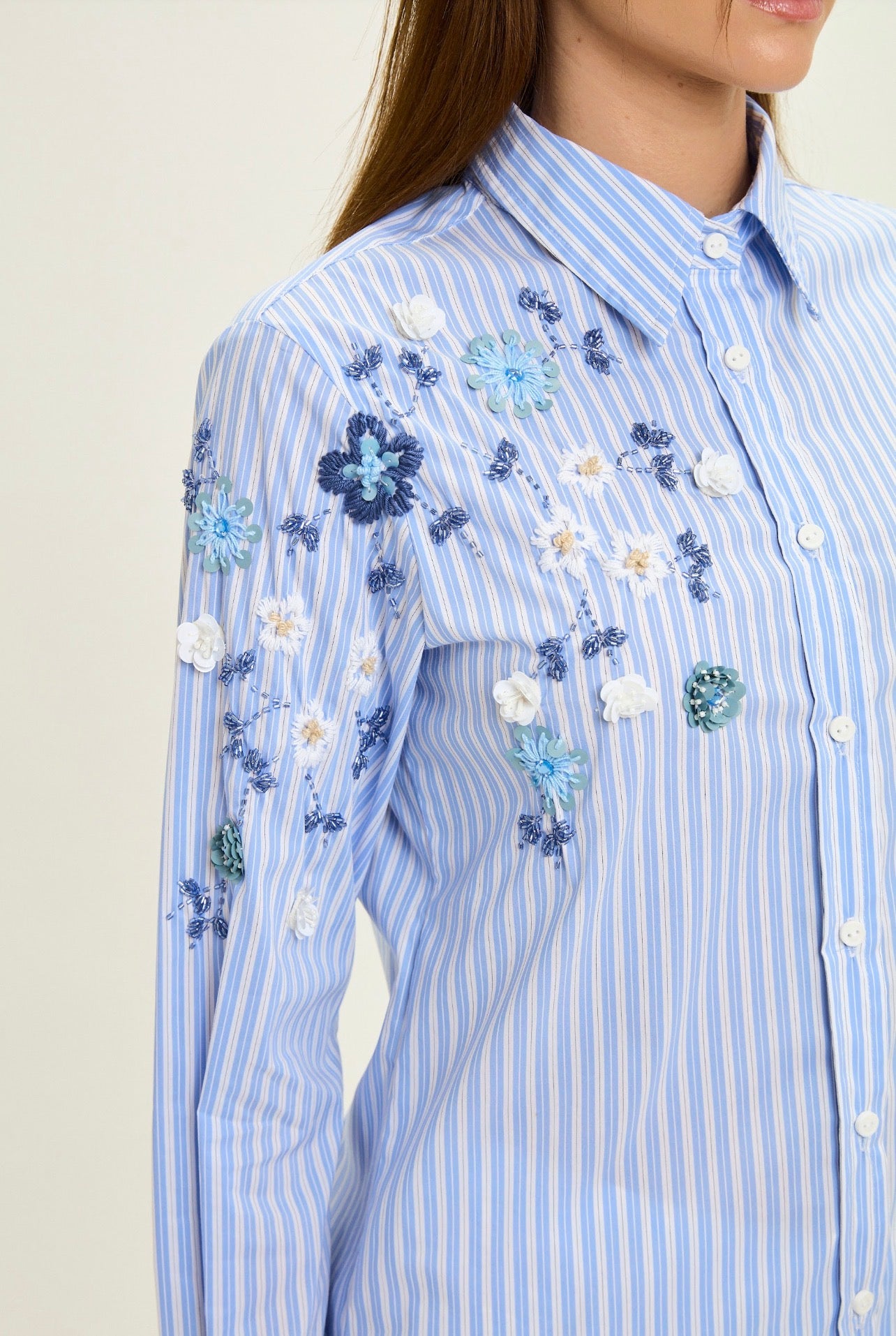 Camisa Adriana Bordada Leblog