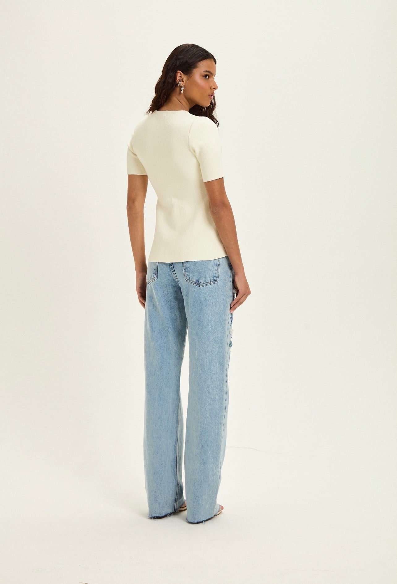 Jeans Jasmin Bordado Leblog