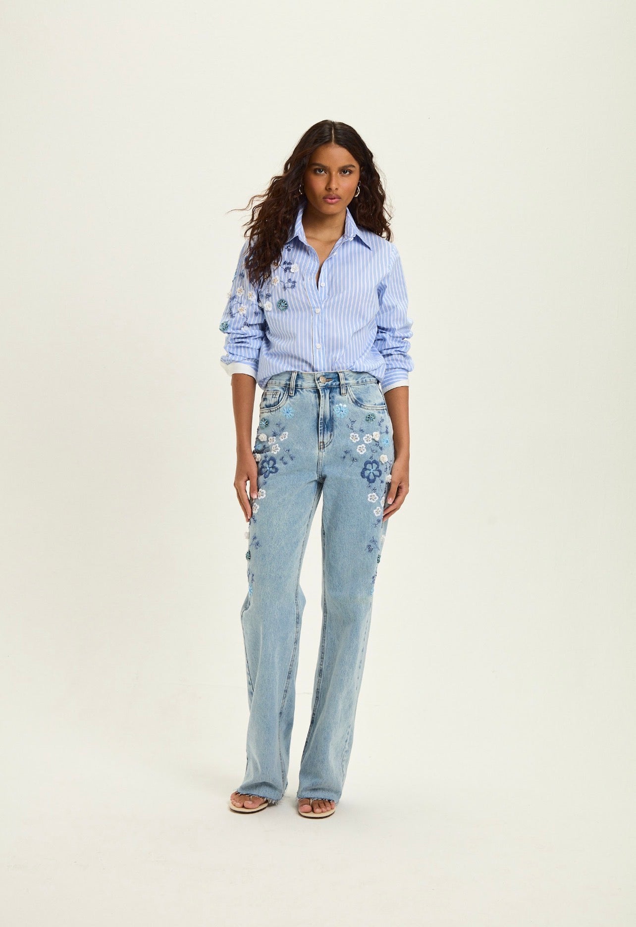 Jeans Jasmin Bordado Leblog