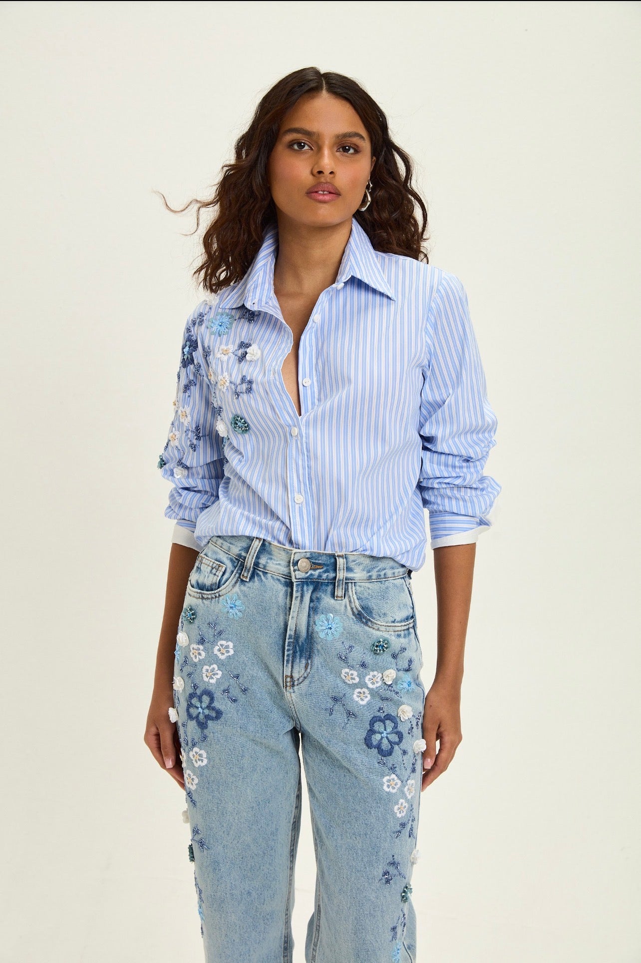 Jeans Jasmin Bordado Leblog