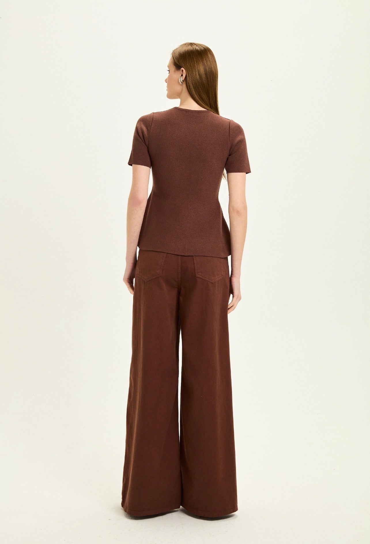 Blusa Zoe Marron Leblog