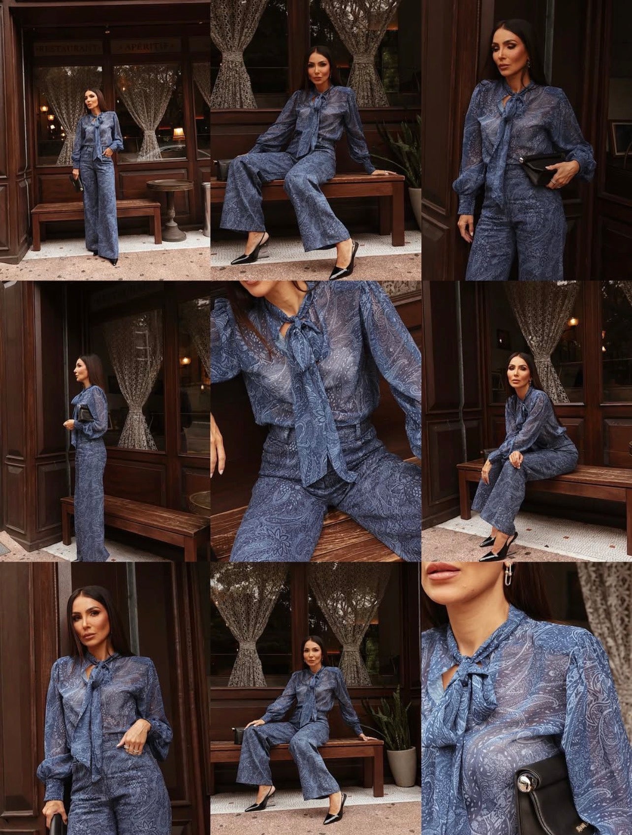 Pantalon Diane Jeans Estampado Rock Lola