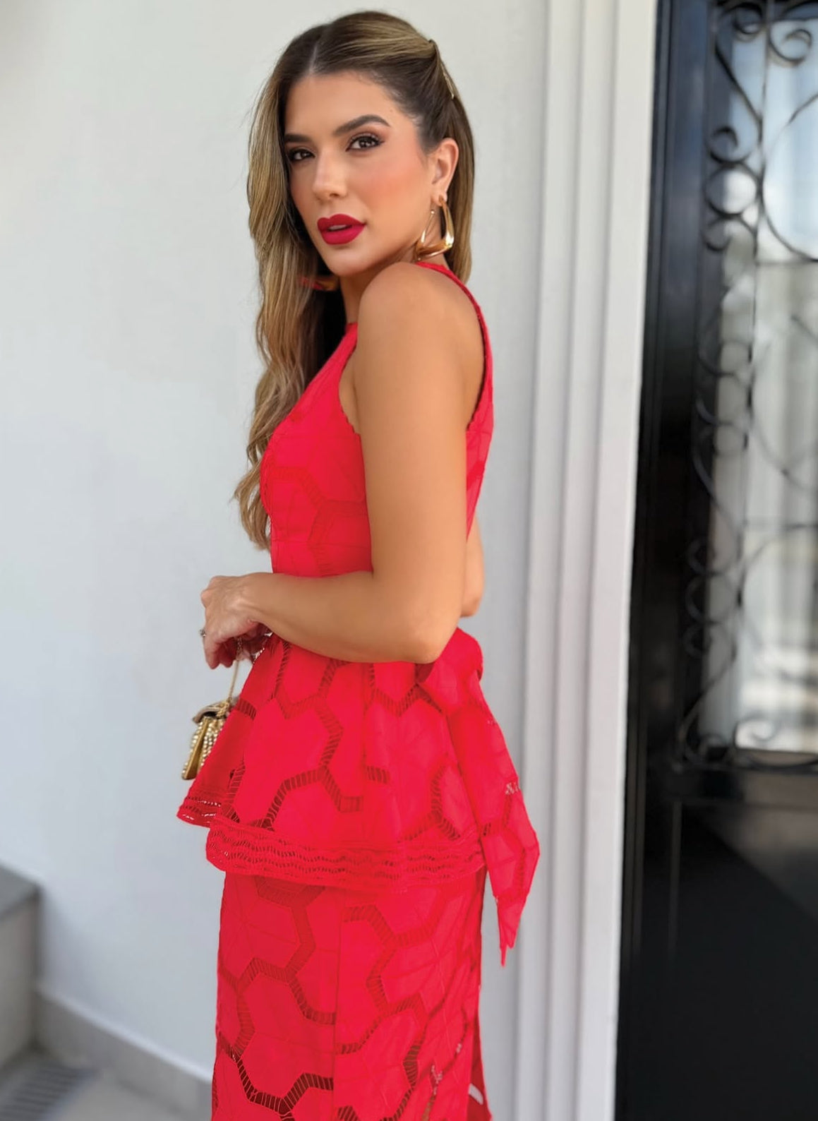 Conjunto Doralice Rojo Rock Lola