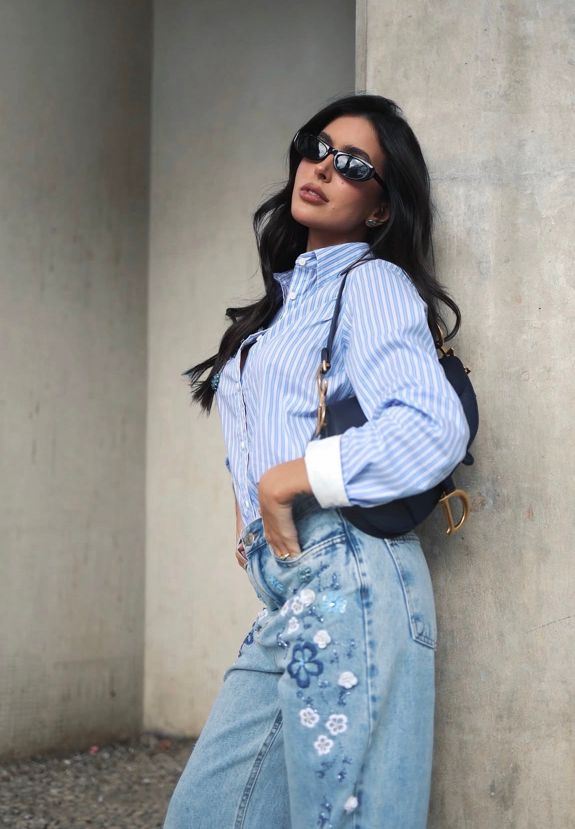 Jeans Jasmin Bordado Leblog