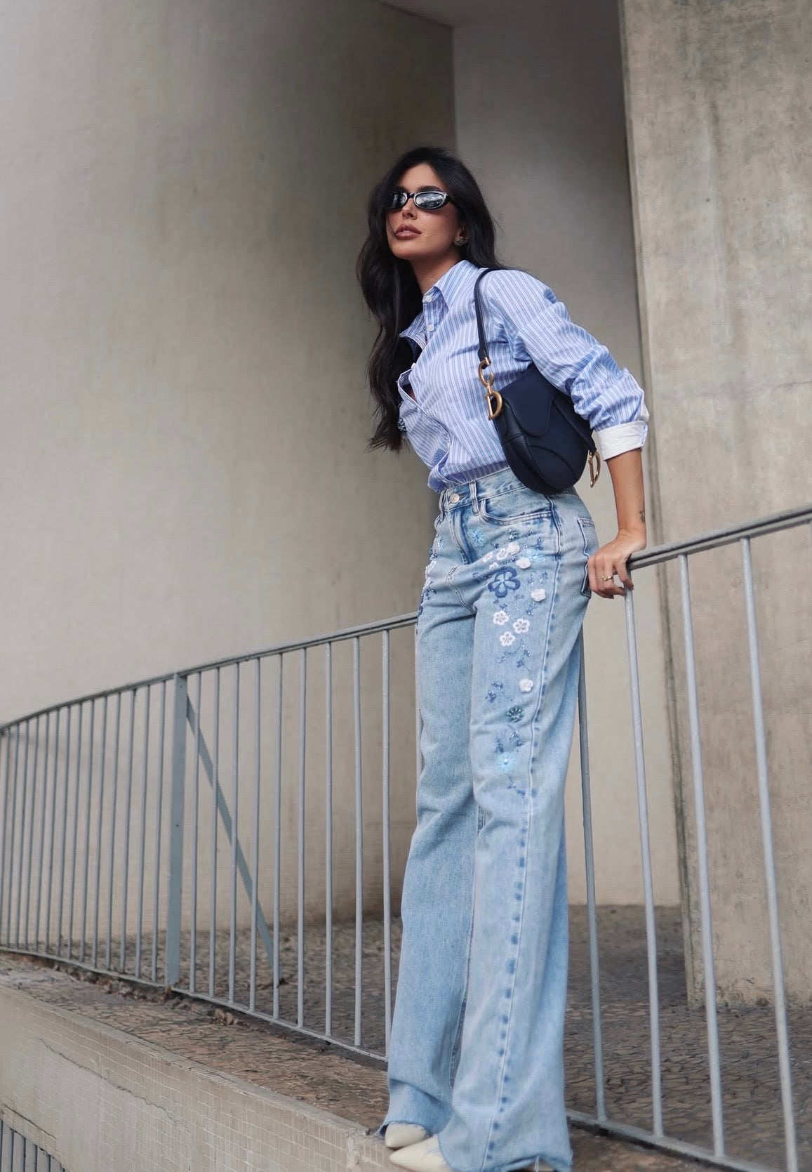 Jeans Jasmin Bordado Leblog