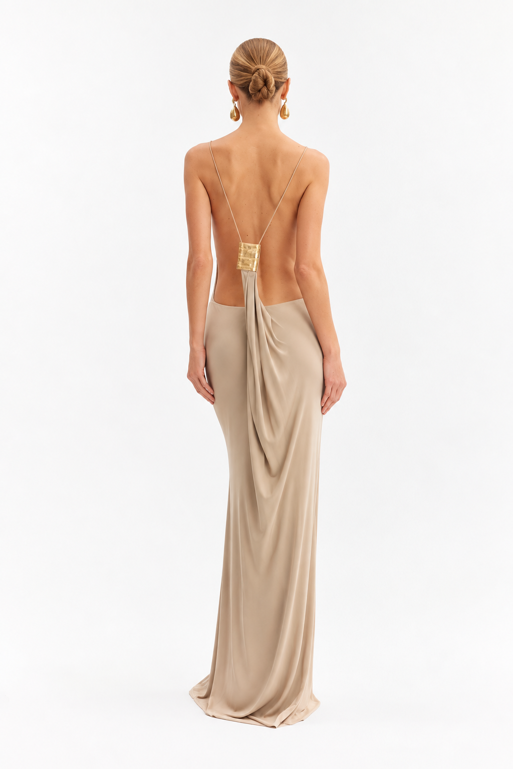 Vestido Dalila Beige Oasis