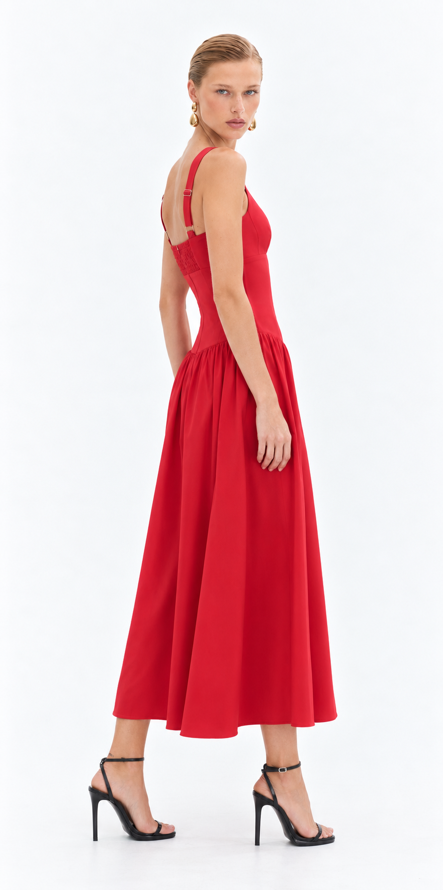 Vestido Rojo Zen - 11548