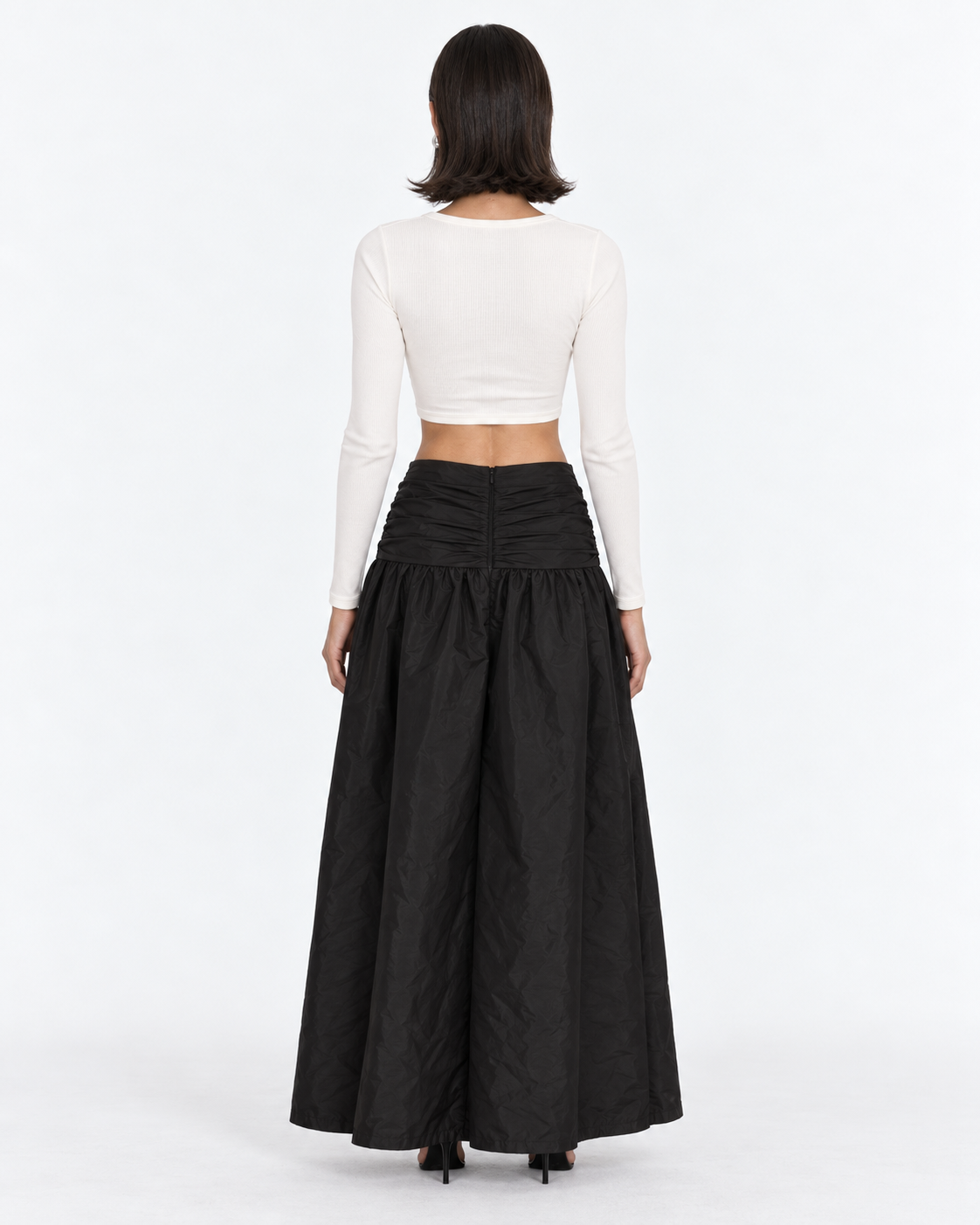 Falda Mirela Negra Lasso