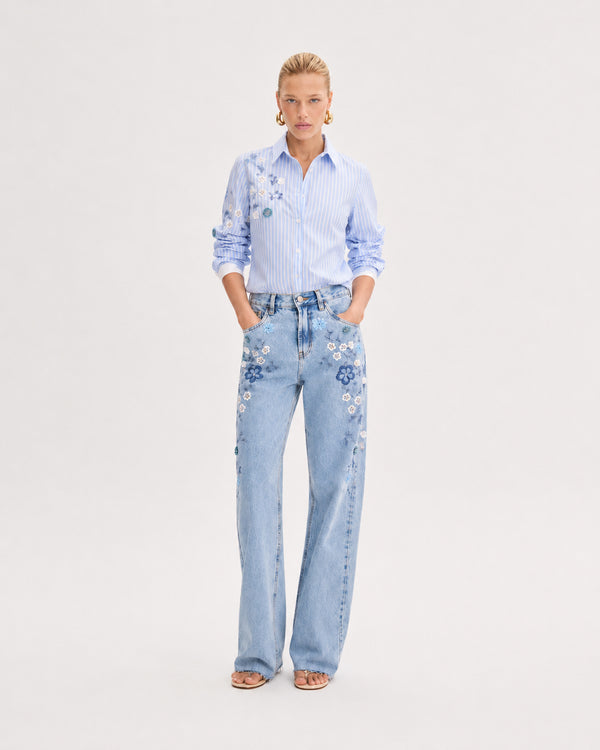 Jeans Jasmin Bordado Leblog