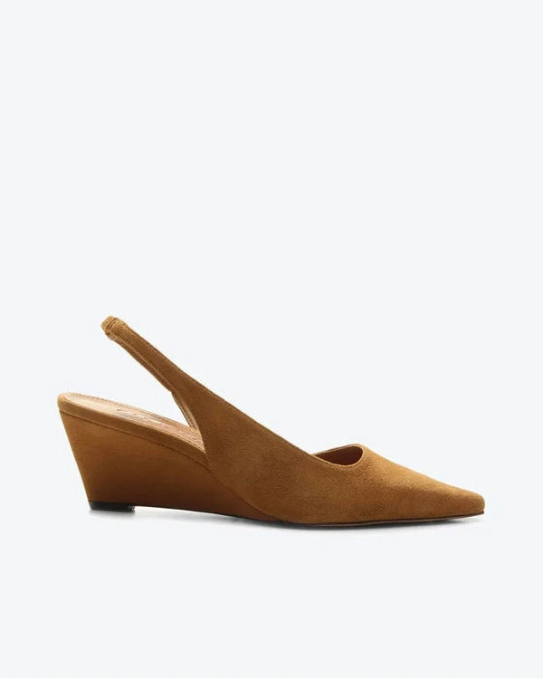 Slingback Peonia Gamuza Cinamon VZ