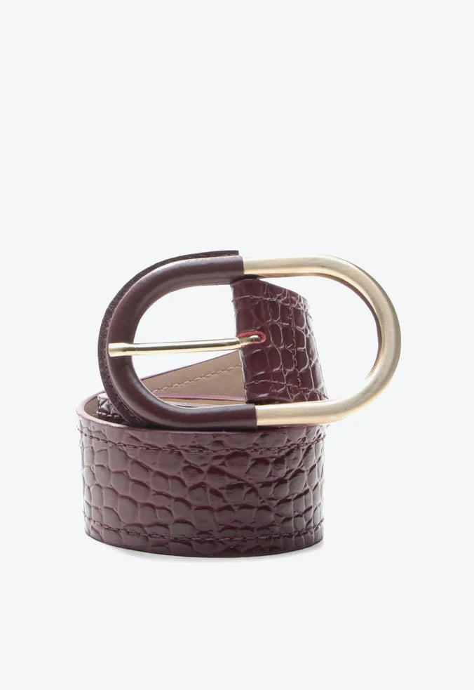Cinturon Cuero Croco Velvet VZ