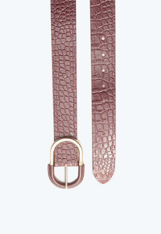 Cinturon Cuero Croco Velvet VZ