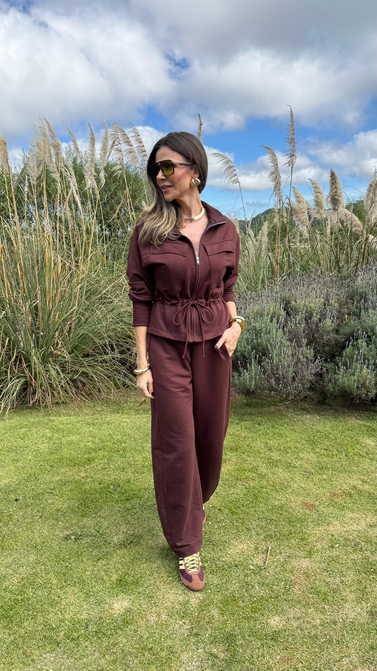 Conjunto Buzo Chocolate Alanis