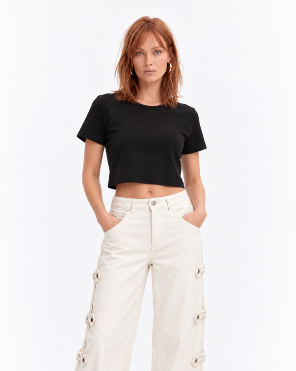 Tshirt Emily Negra Leblog