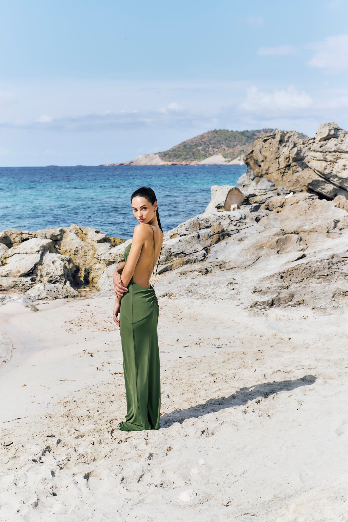 Vestido Isalye Verde Oasis