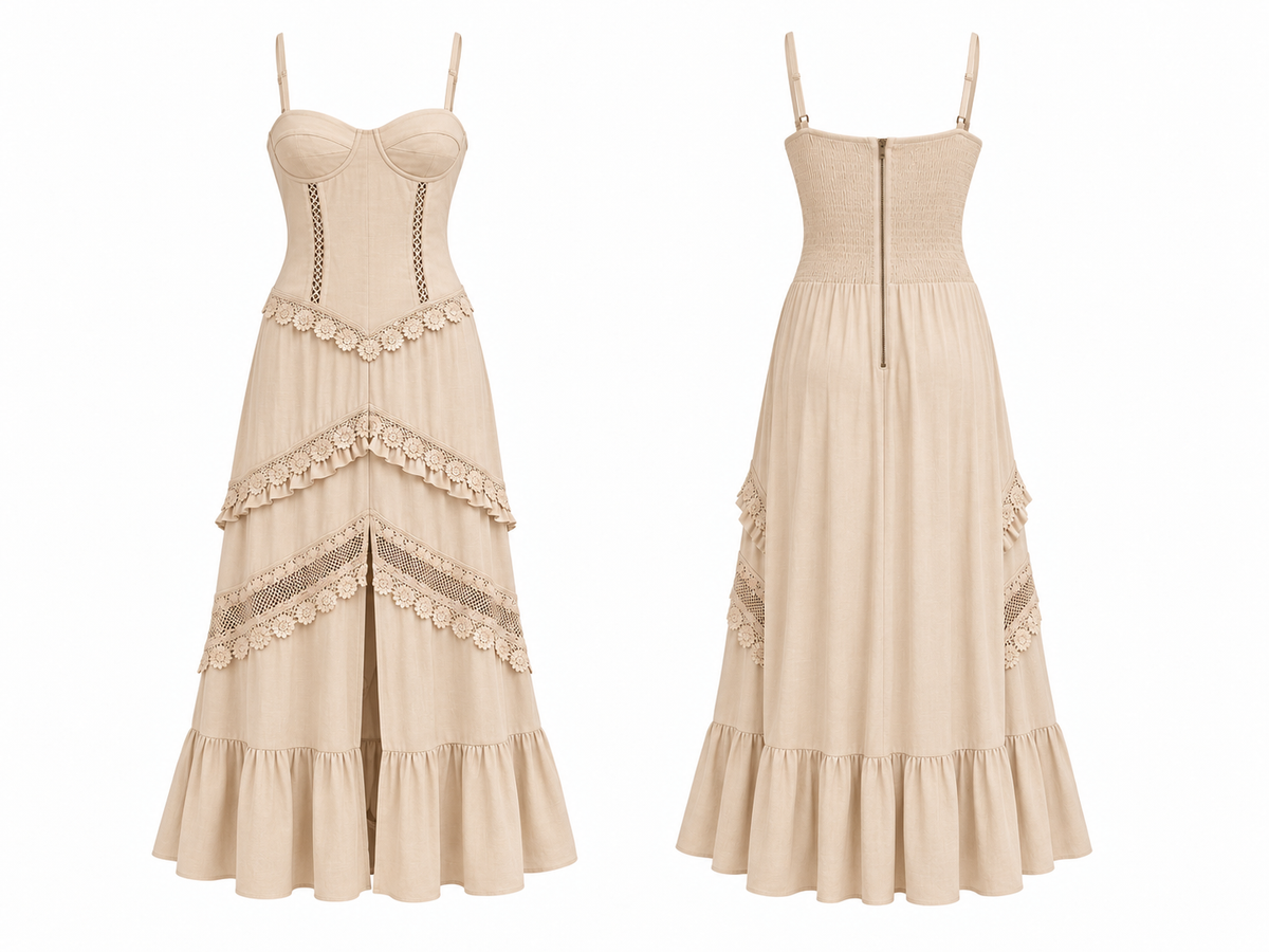 Vestido Mila Capri Beige RK