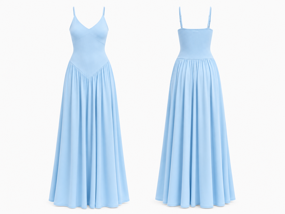Vestido Amina Azul Bebe RK