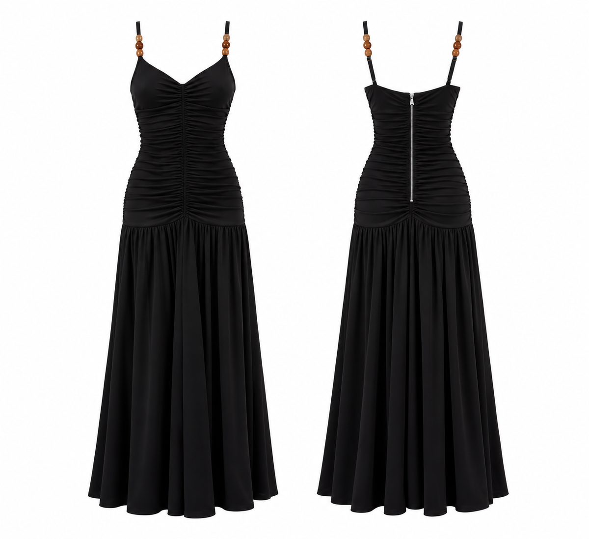 Vestido Perola Negro RK