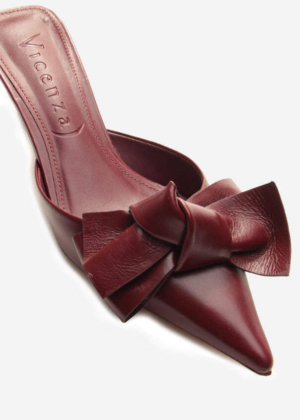 Mule Bajo Dark Red VZ